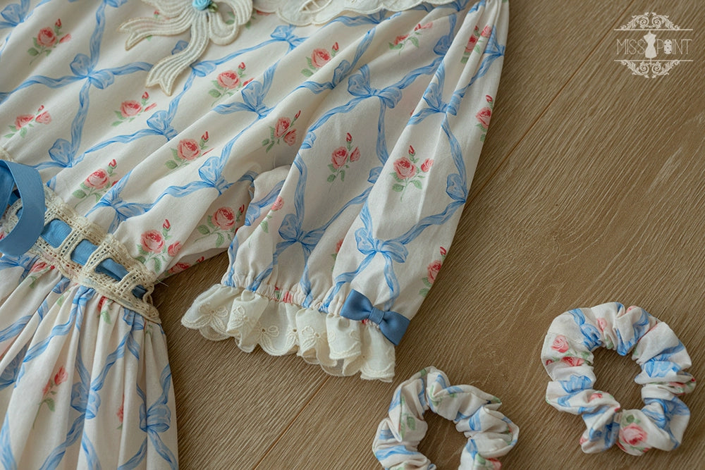 Miss Point~Customized Elegant Lolita OP Dress Cute Daily Girl Short Lolita Dress