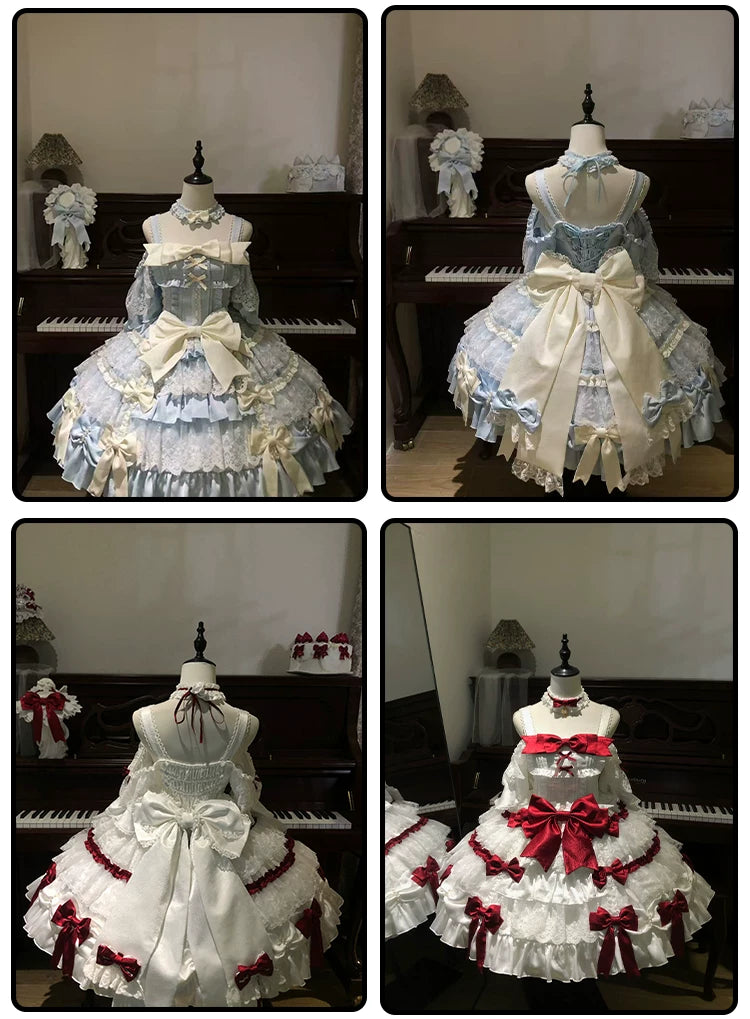 Celia's Confession - Plus-size Sweet Lolita Wedding OP Dress 44884:825550