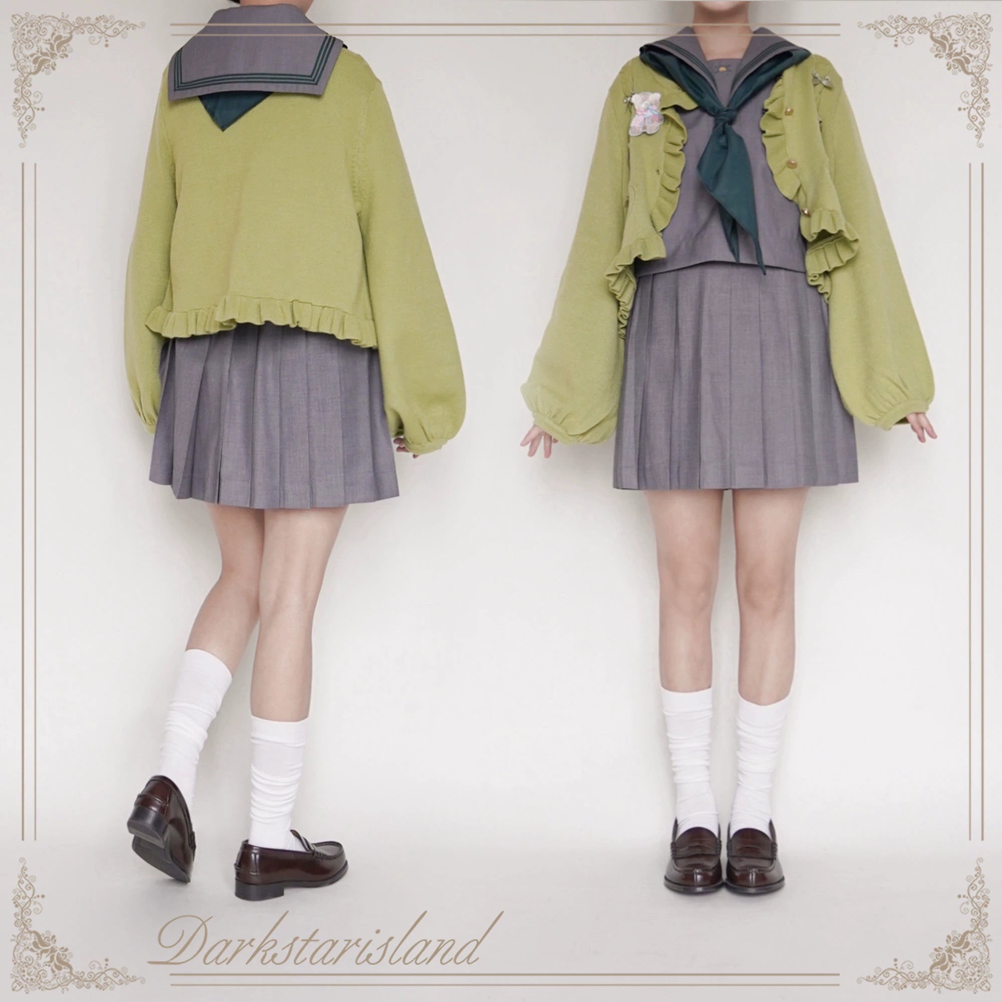 (BFM)Dark Star Island~Sugar Frost~Sweet Lolita Cardigan Knit Embroidered Sweater 34274:449334