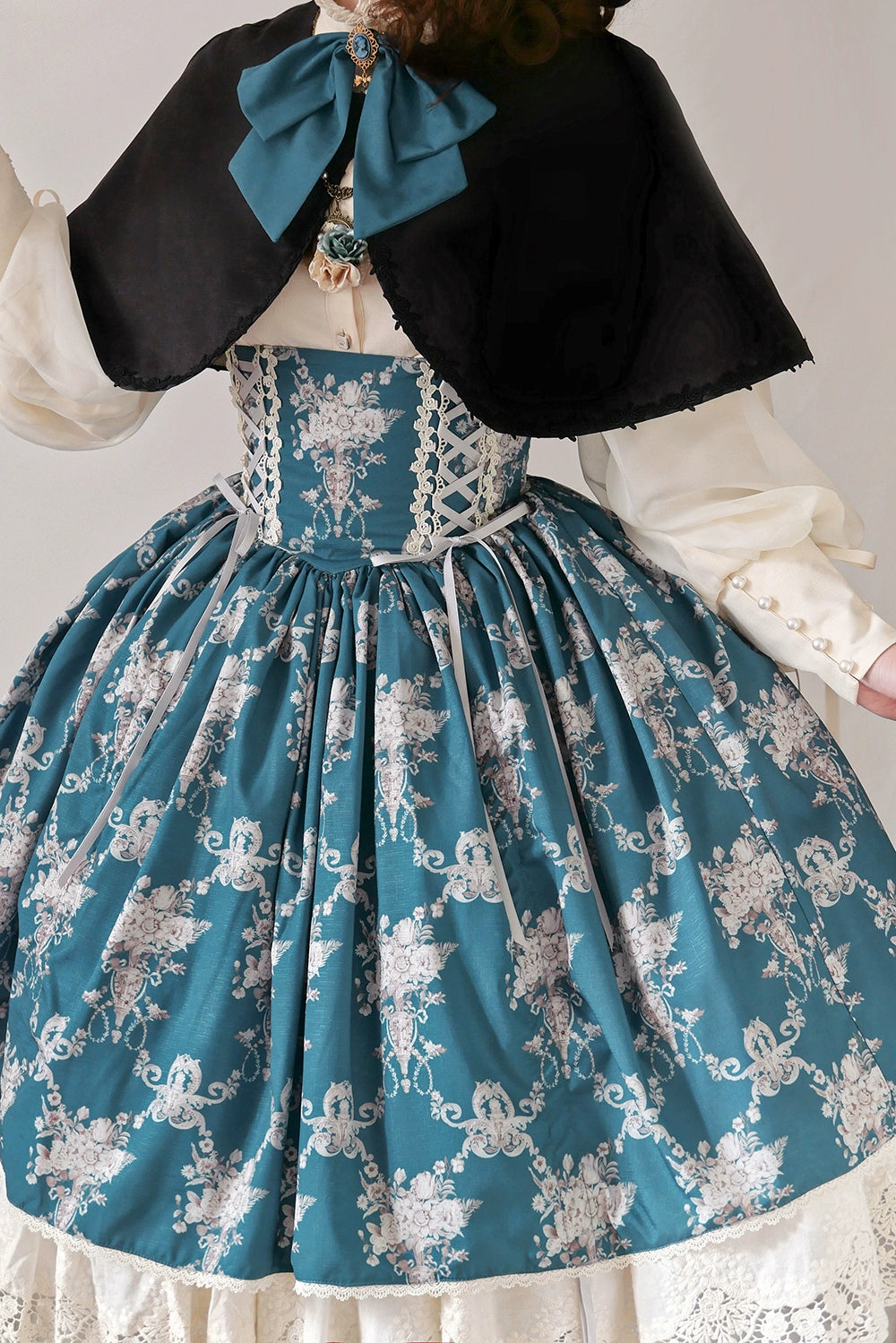 (BFM)Miss Point~Customized Vintage Lolita Skirt Elegant Pullover Fishbone SK 31464:363196