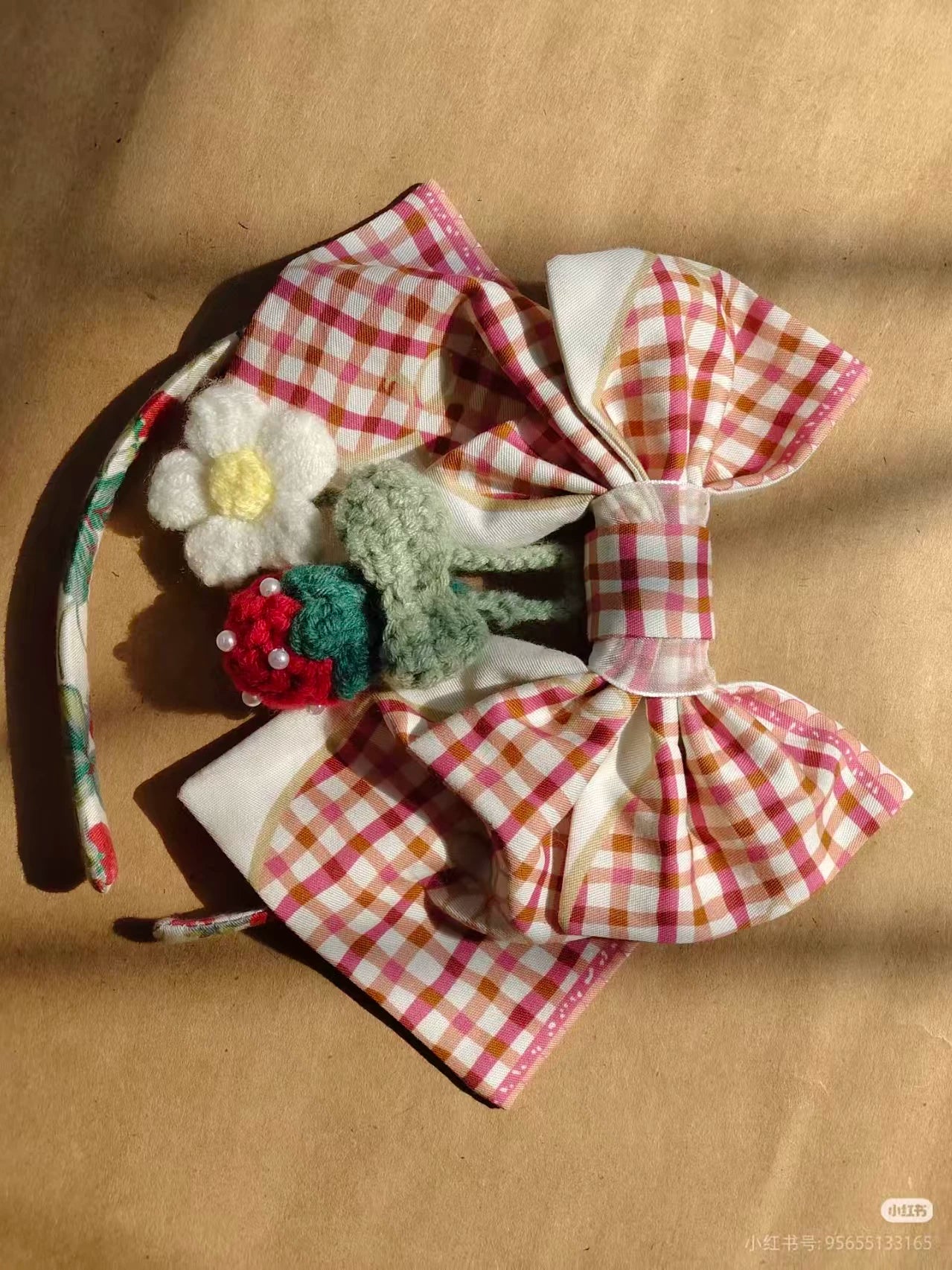 Cranberry and Lucky Clover - Cotton Sweet Lolita JSK Dress, Strawberry and Floral Print 45296:846331