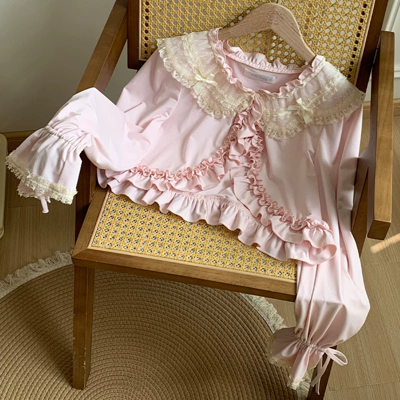 Half Summer - Sweet Lolita Sun Protection Bolero, Lace & Bow