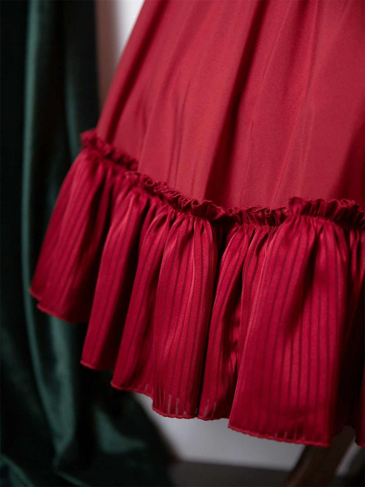 Muppet Mind Ben - Daily Lolita Extended Underskirt Black White and Red Lolita Skirt