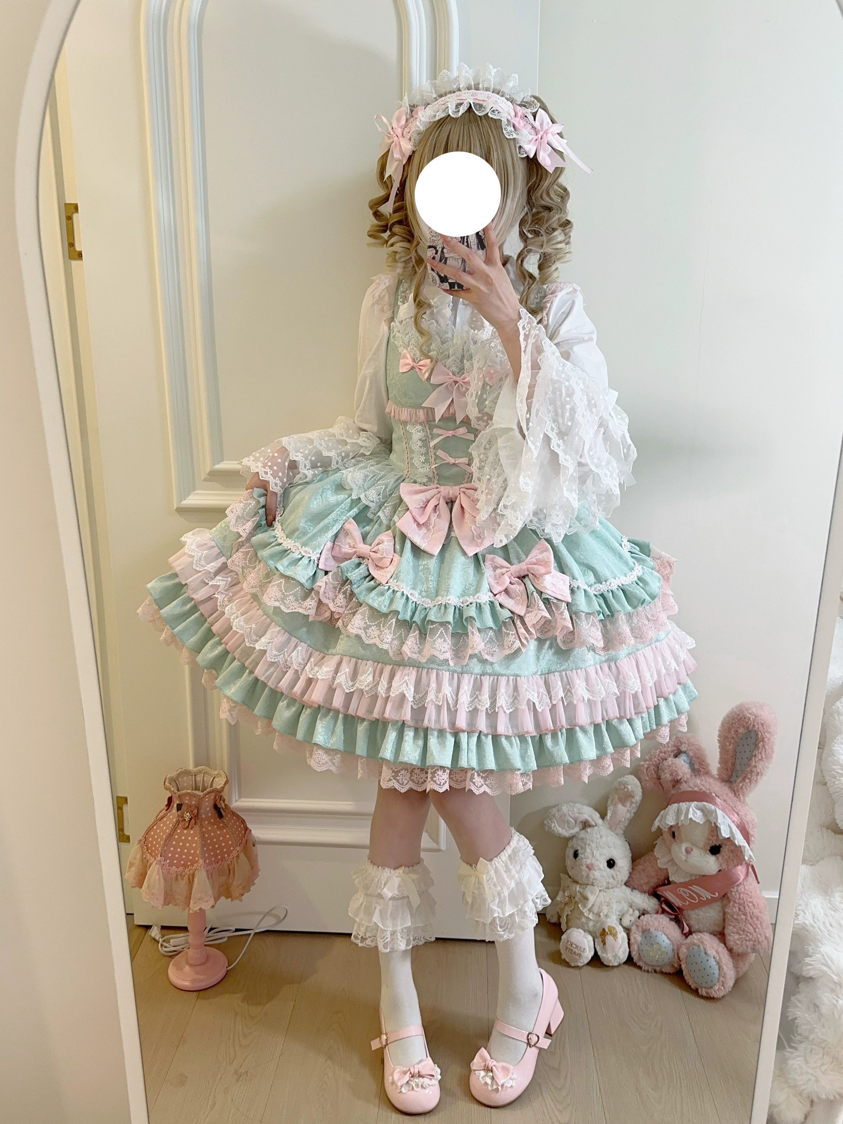 Sugar Girl - Flower Ode - Doll-like Sweet Lolita Jumper Dress