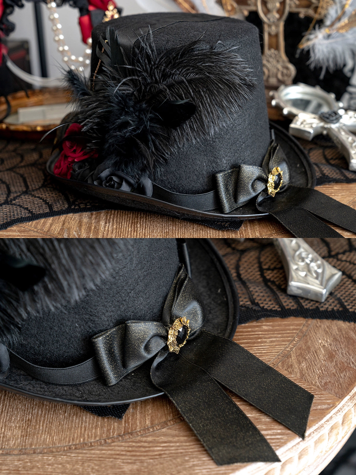 Luna Planetarium - Evil Fang - Gothic Lolita Accessories Brooch Necktie Clip KC Hat