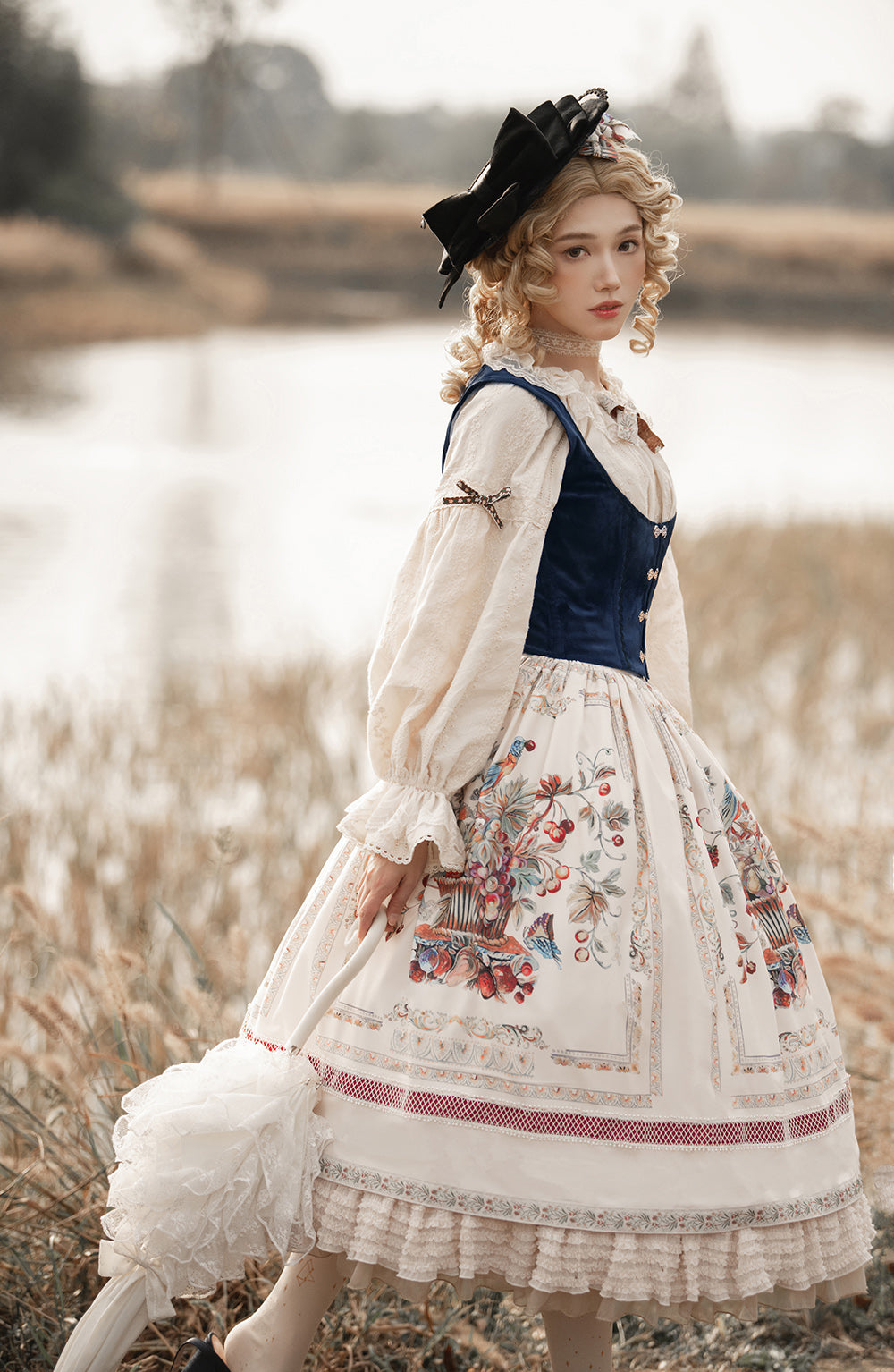 Miss Point - Rich Hymn - Lolita Bavarian Cotton Embroidered Blouse
