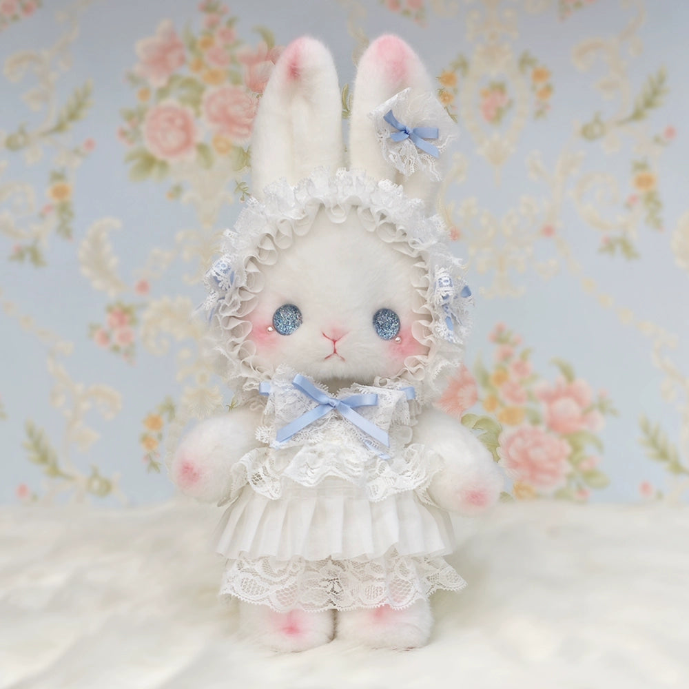 Bear Star - Posable Plush Bunny Lolita Bag, Detachable Pearl Chains