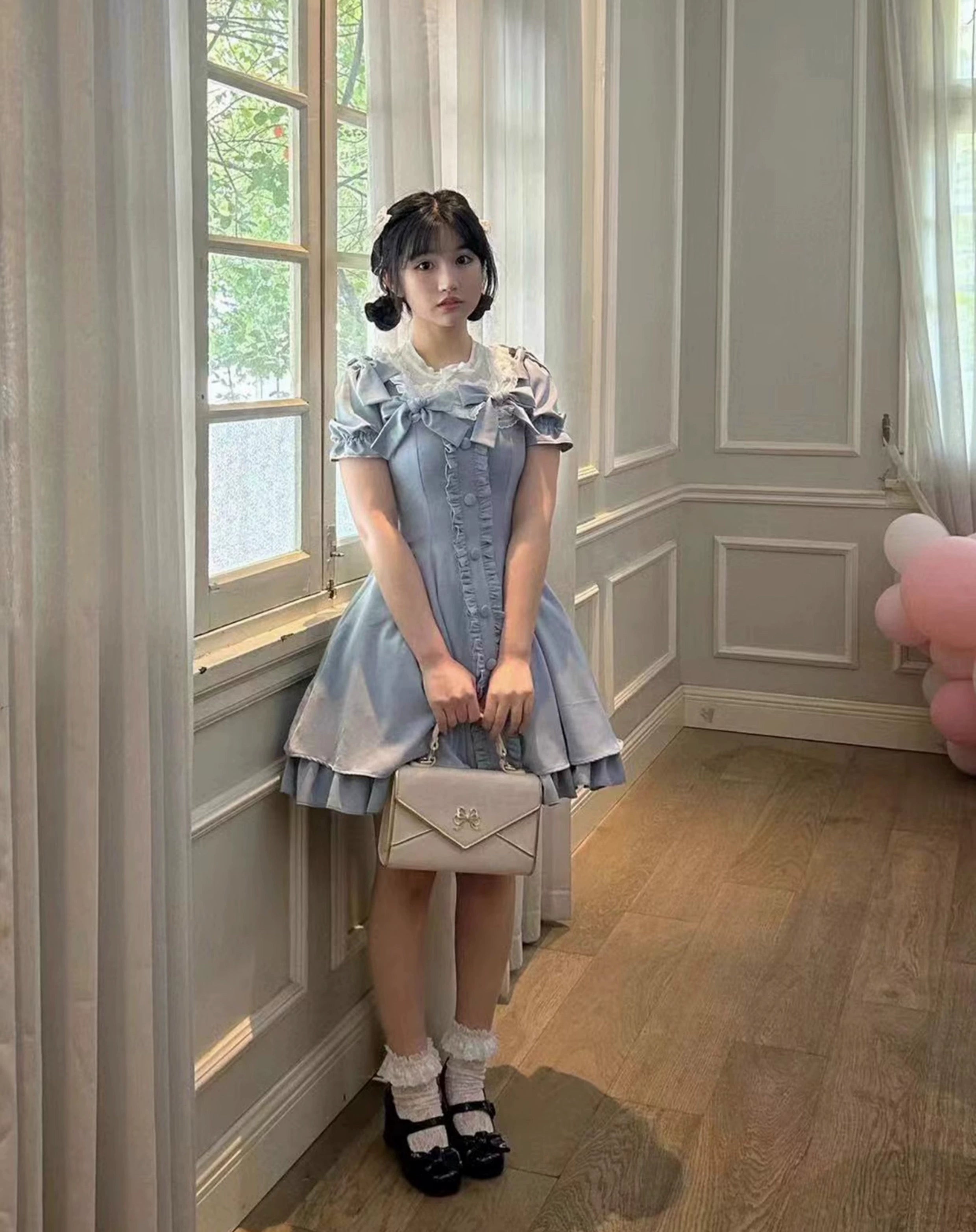 Sweet Wood~Plus Size Lolita OP Dress Summer Dress 34106:444054