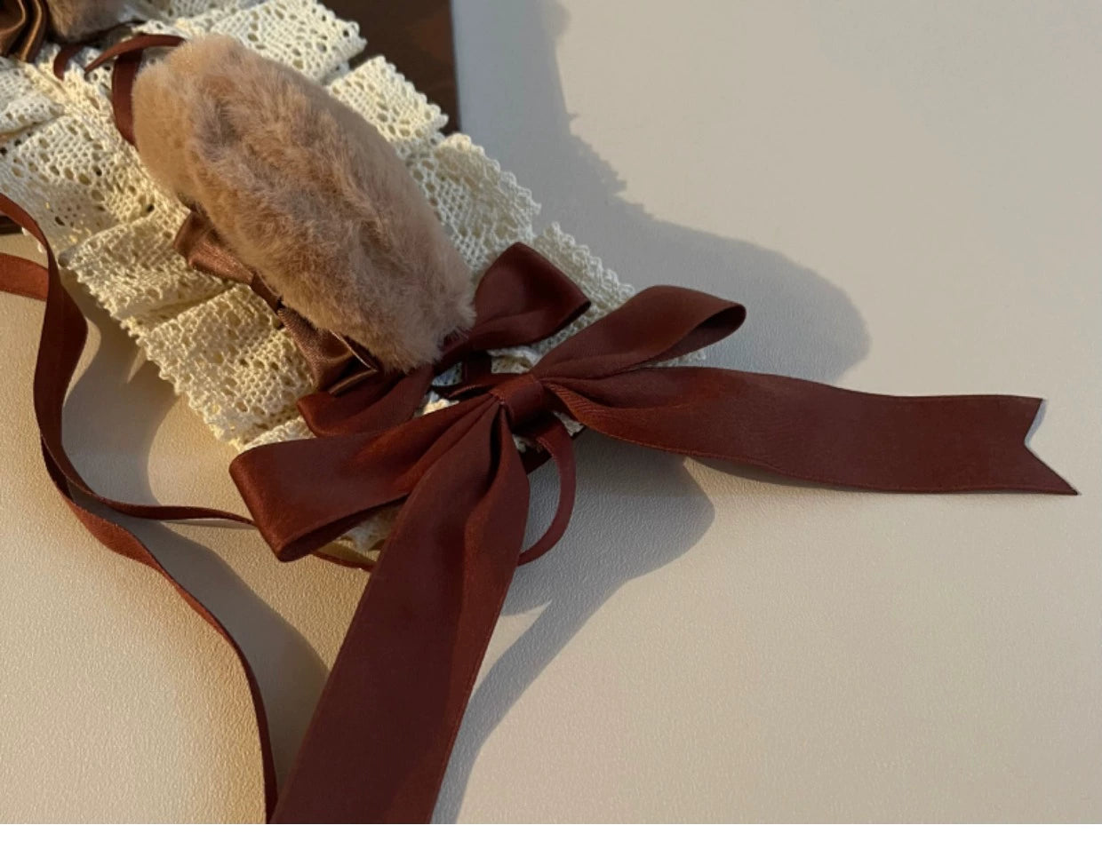 (BFM)Besozealous~Handmade Lolita KC Animal Ear Coffee Hairband 32266:379532