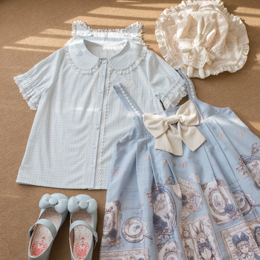 Kawaii Bow Blouse Lolita Shirt