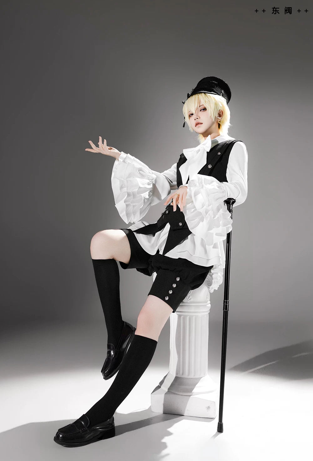 Ashes - Vintage Ouji Lolita Blouse and Shorts Set
