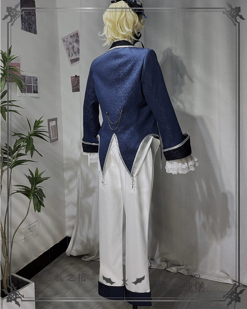 CastleToo - Coffin of Pilgrimage - Ouji Lolita Shirt Pants Suit Medieval European Prince Suit 35586:496746