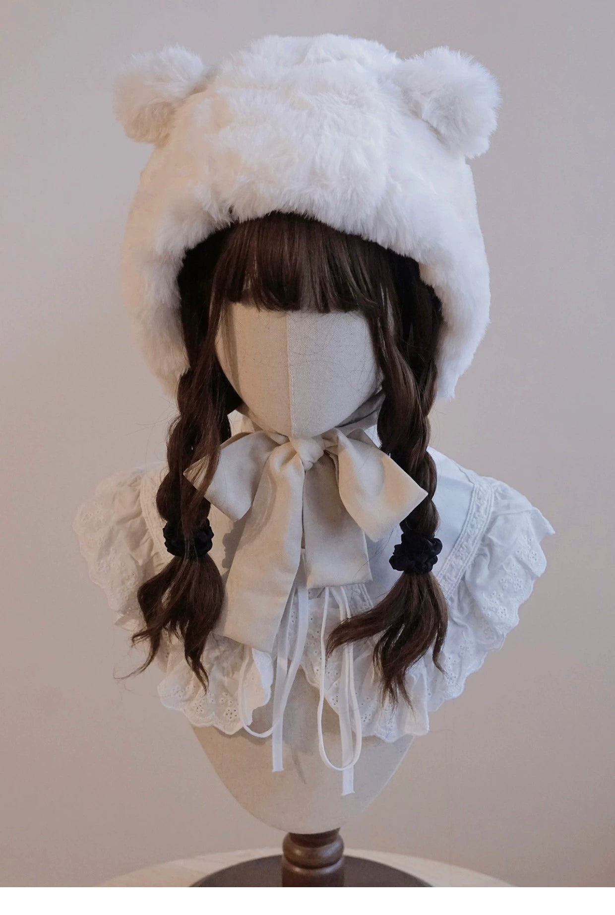 (BFM)Besozealous~Winter Lolita Hat Bear Ears Hooded Hat 32264:379580