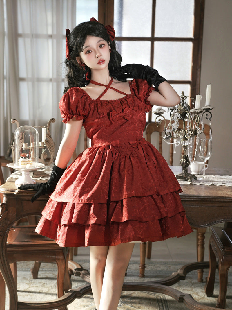 Lolita dress red hotsell