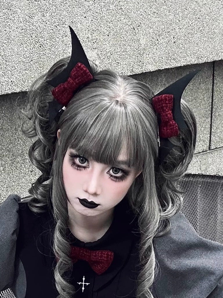 Polaris Lolita - Vampire Princess - Bat-Inspired Halloween Gothic Lolita OP Dress 43386:774896