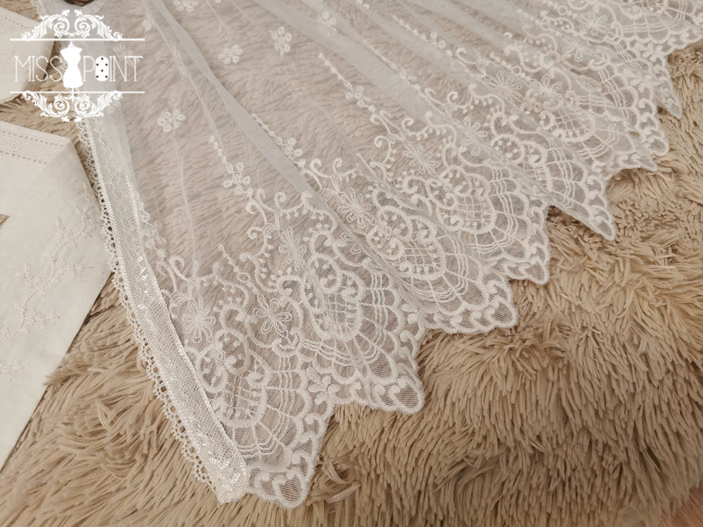 Miss Point - Rich Hymn - Lolita Bavarian Countryside Lace Embroidery Apron