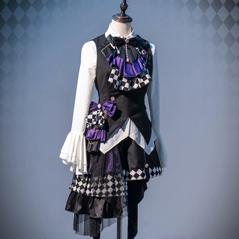 Forest Fluorescent Carps - The Judge's Game - Ouji Lolita Shorts Suit Prince Long Sleeved Shirt (2XL L M S XL) 40548:780110