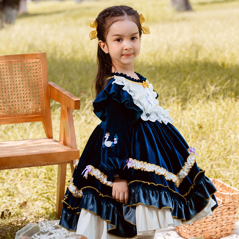 ZIIVAXXY Lolita~kid Lolita Princess Winter Dress   