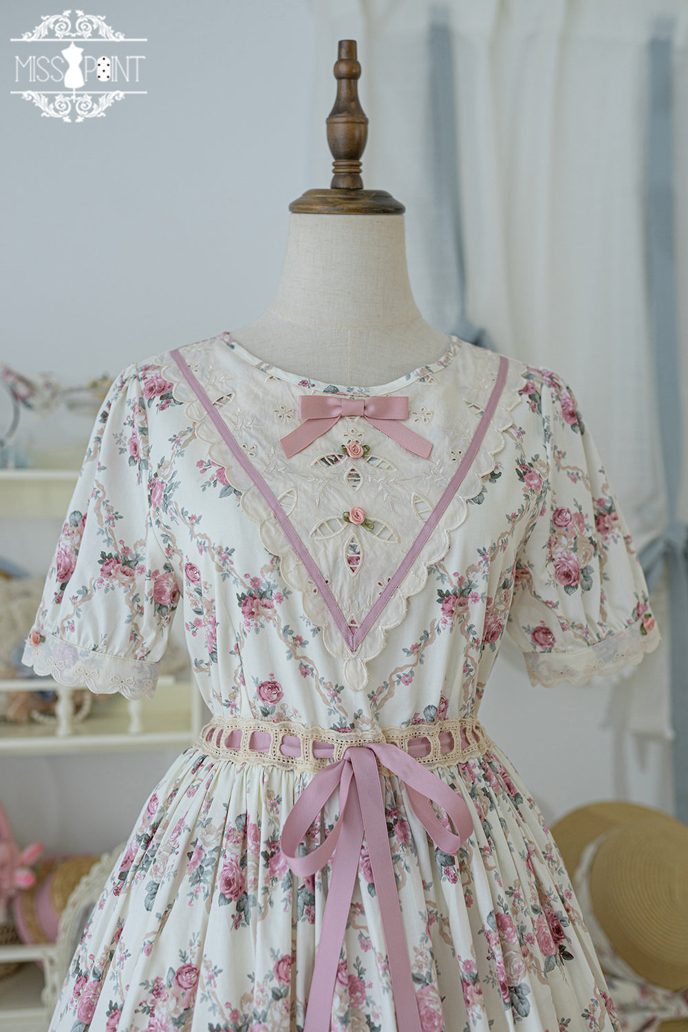 (Buyforme)Miss Point~Happy Summer Elegant Lolita Floral OP Dress 17704:497551