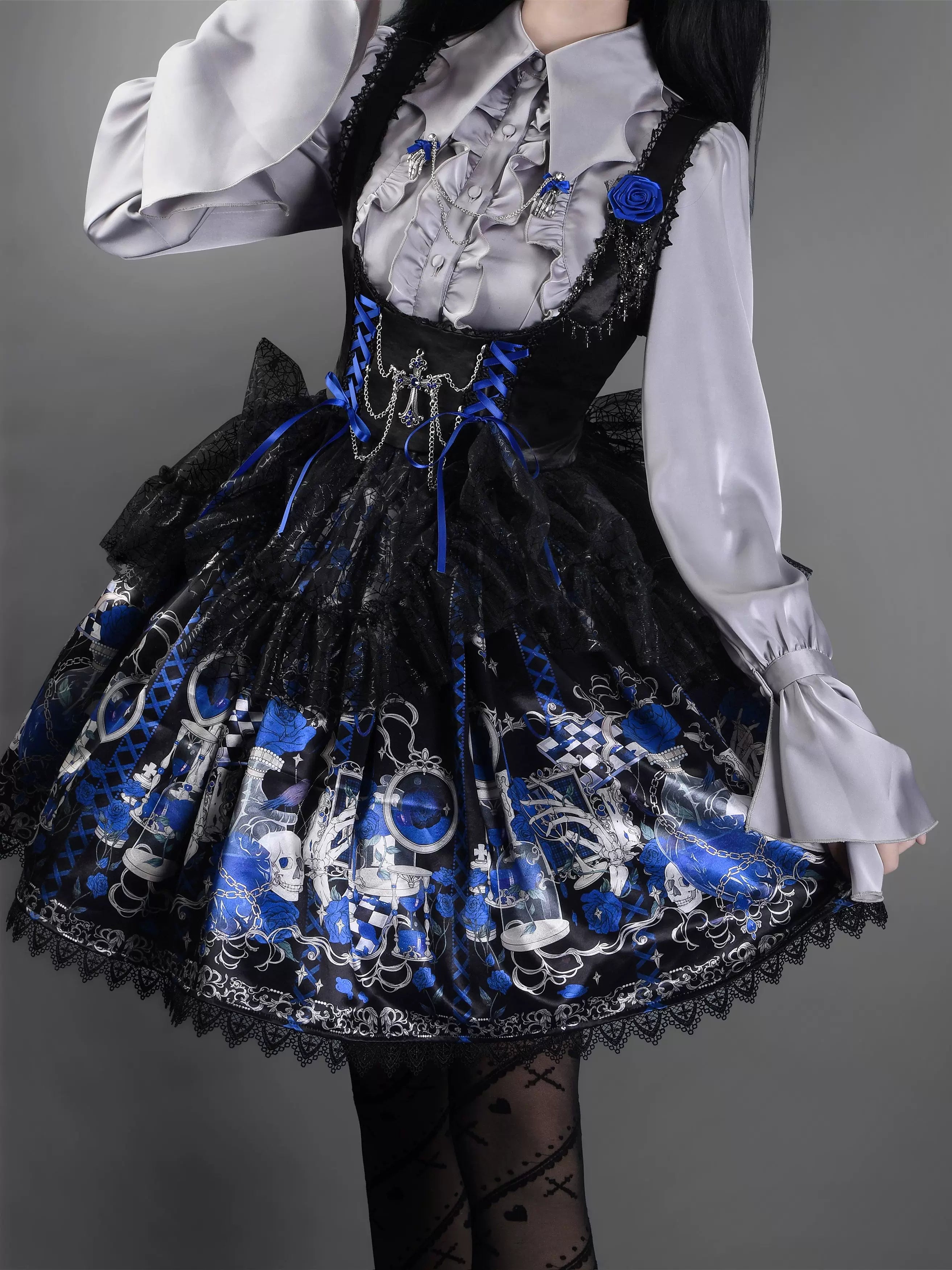 Vampire Knight - Gothic Lolita Shirt, Batwing Collar 44450:808810