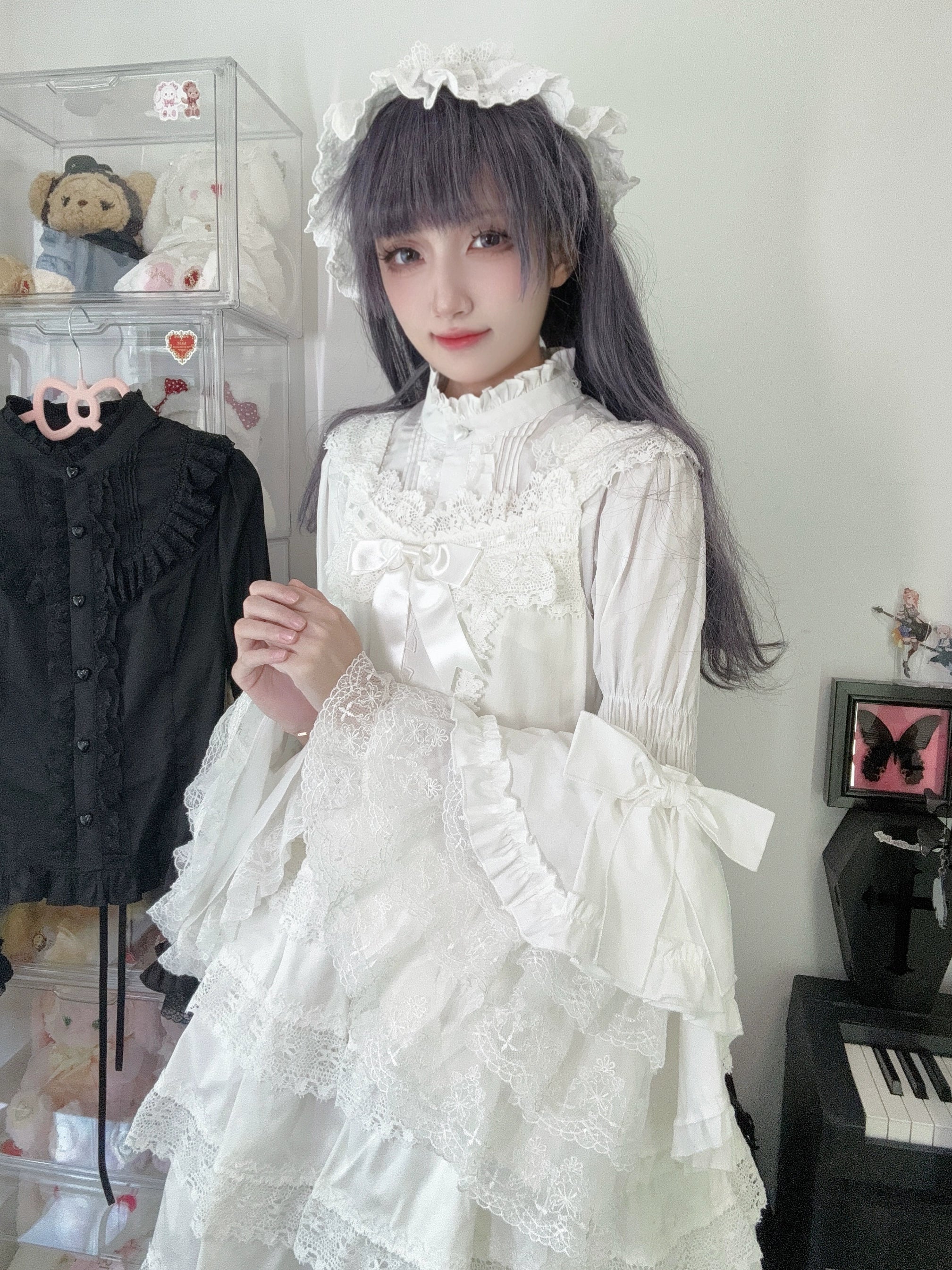 Twilight Zone - Sweet Lolita Blouse Princess Sleeve Shirt Inner Wear
