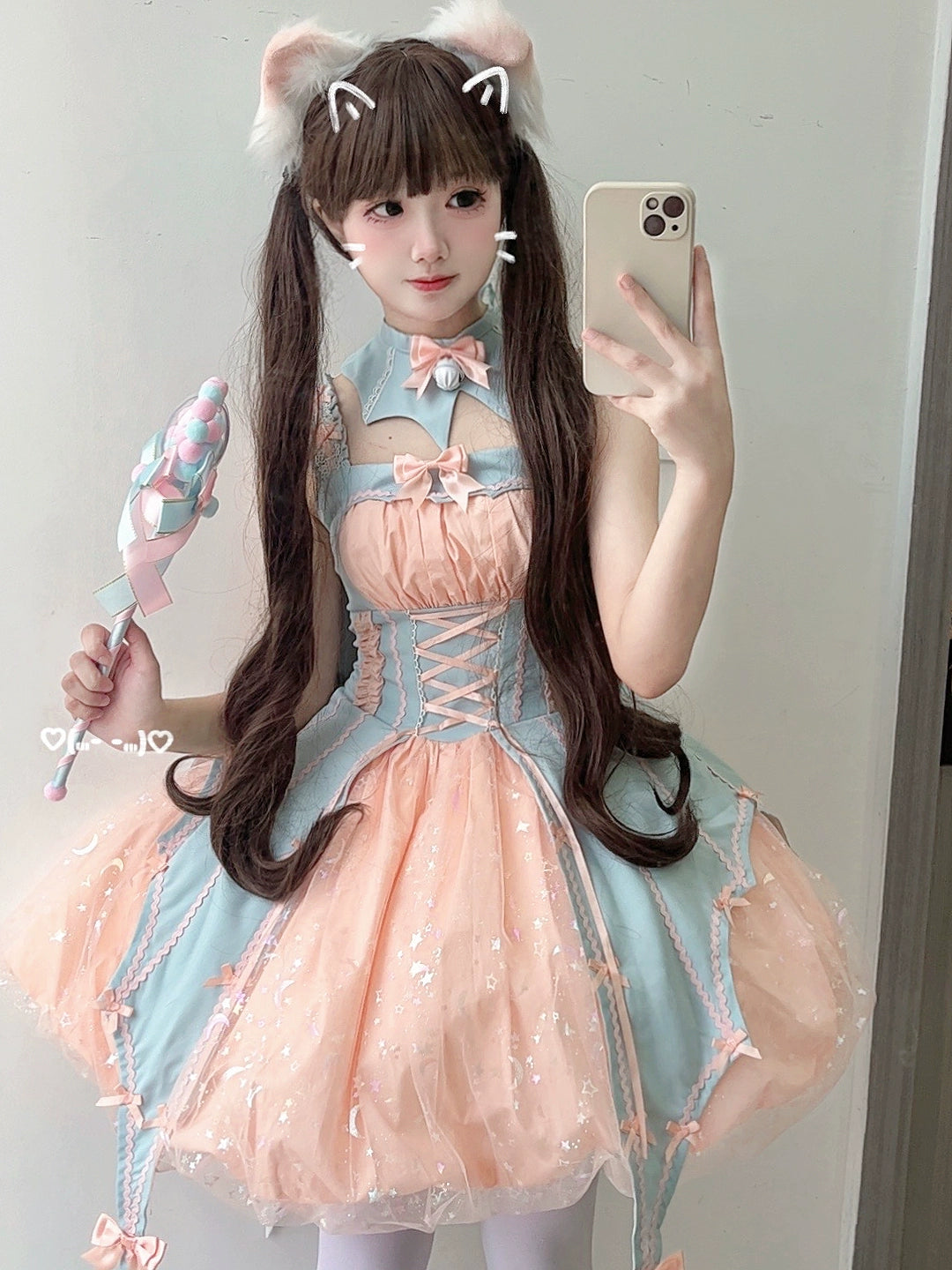 Lemon Honey - Pumpkin Lamp - Gothic Lolita Witch Hat, Halloween Broom Hairband 39588:629584