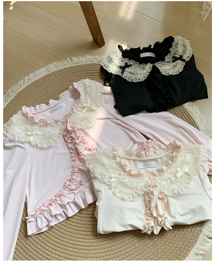 Half Summer - Sweet Lolita Sun Protection Bolero, Lace & Bow