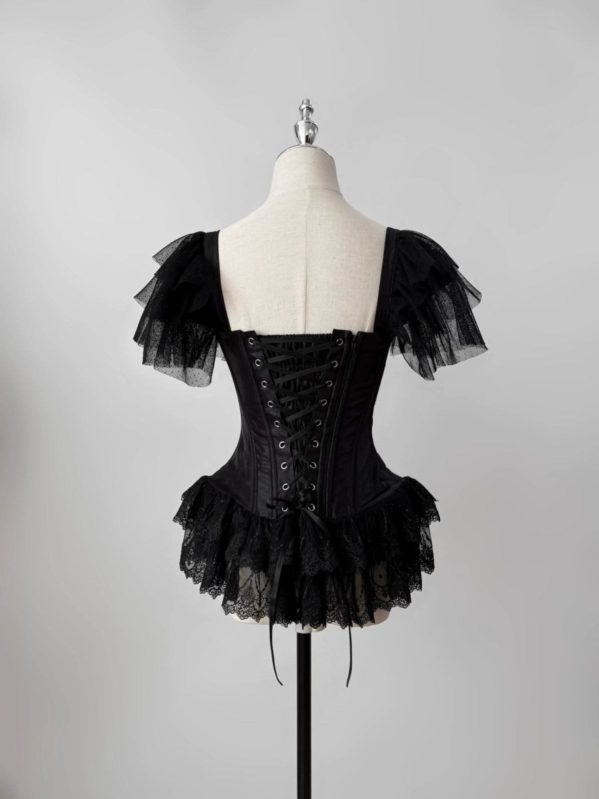Muppet Mind Ben - Demon Goat - Gothic Lolita Corset & Printed SK 44183:797555