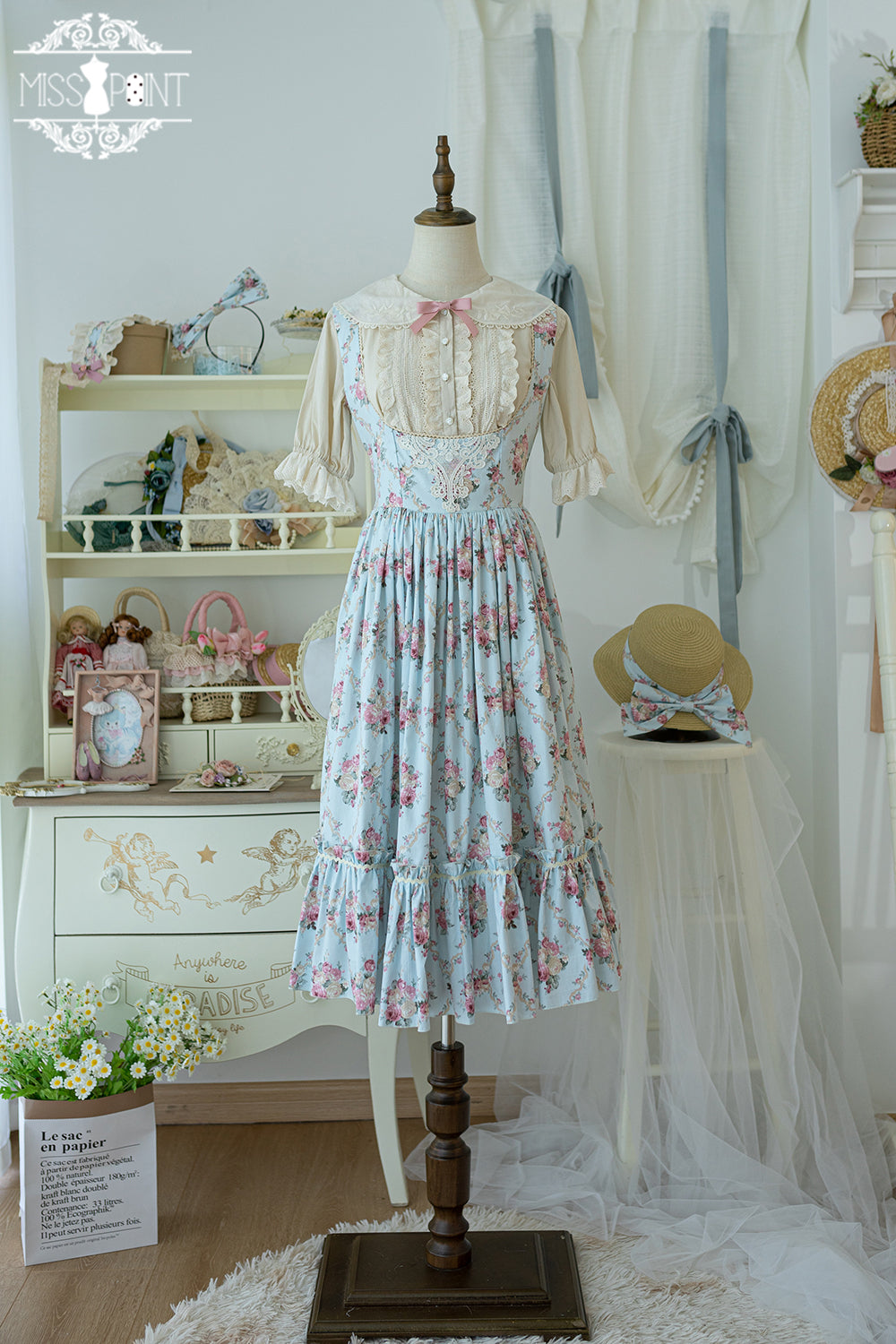 (Buyforme)Miss Point~Happy Summer Elegant Lolita Floral JSK 17940:246002