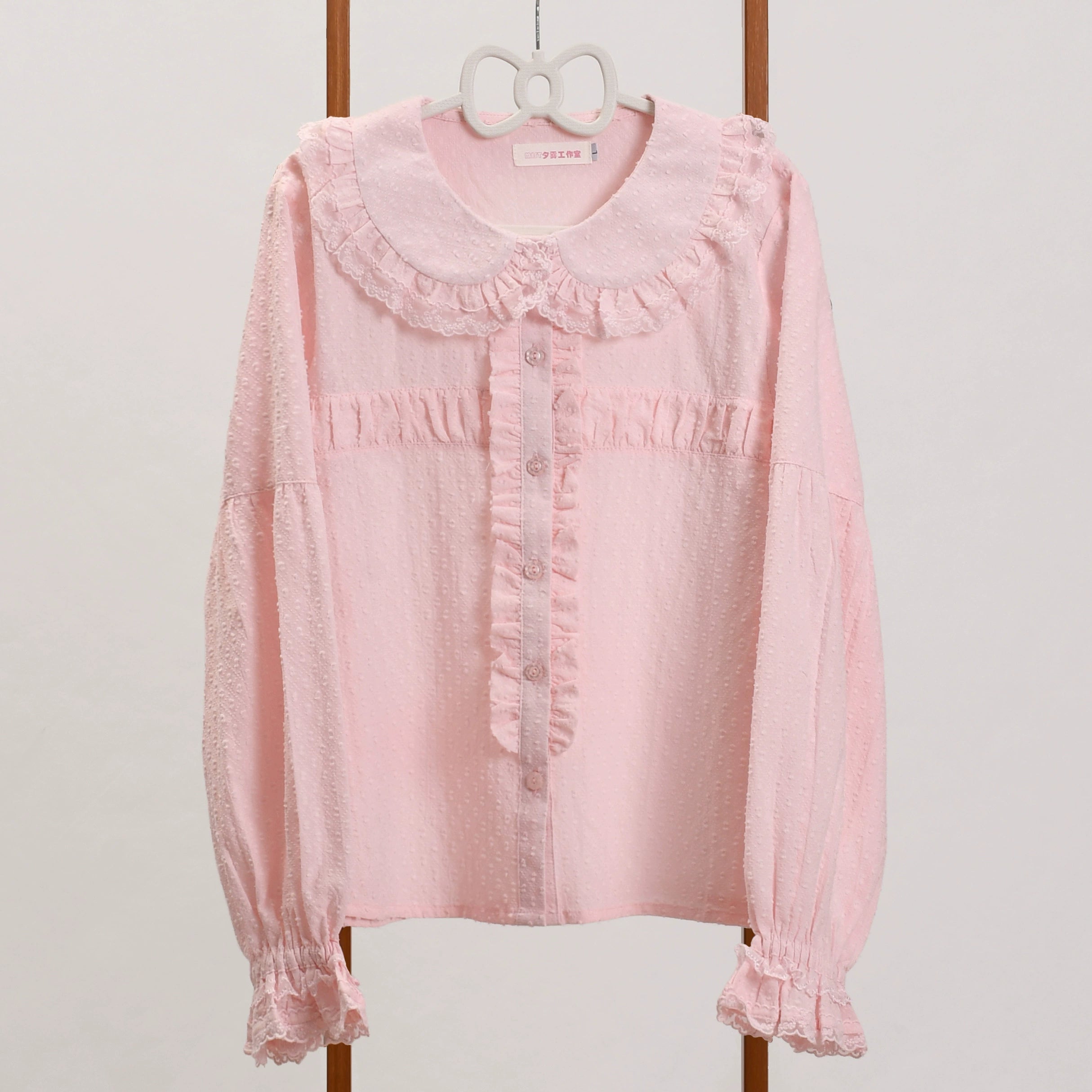 MIST~Tianmi~Sweet Lolita Blouse Long Sleeve Doll Collar Thin Shirt 32312:393134