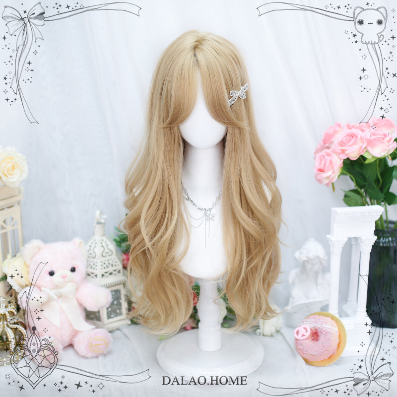 Dalao Home - Ballet - Sweet Long Straight Black Brown Wig milk gold