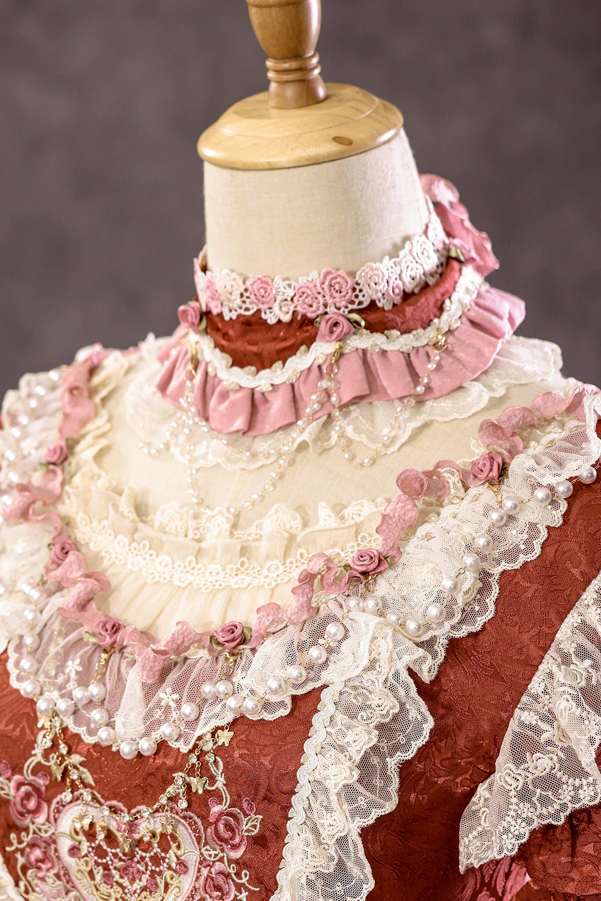 Antique Cake - Vintage Lolita Accessories, Flower Accent 44487:810276