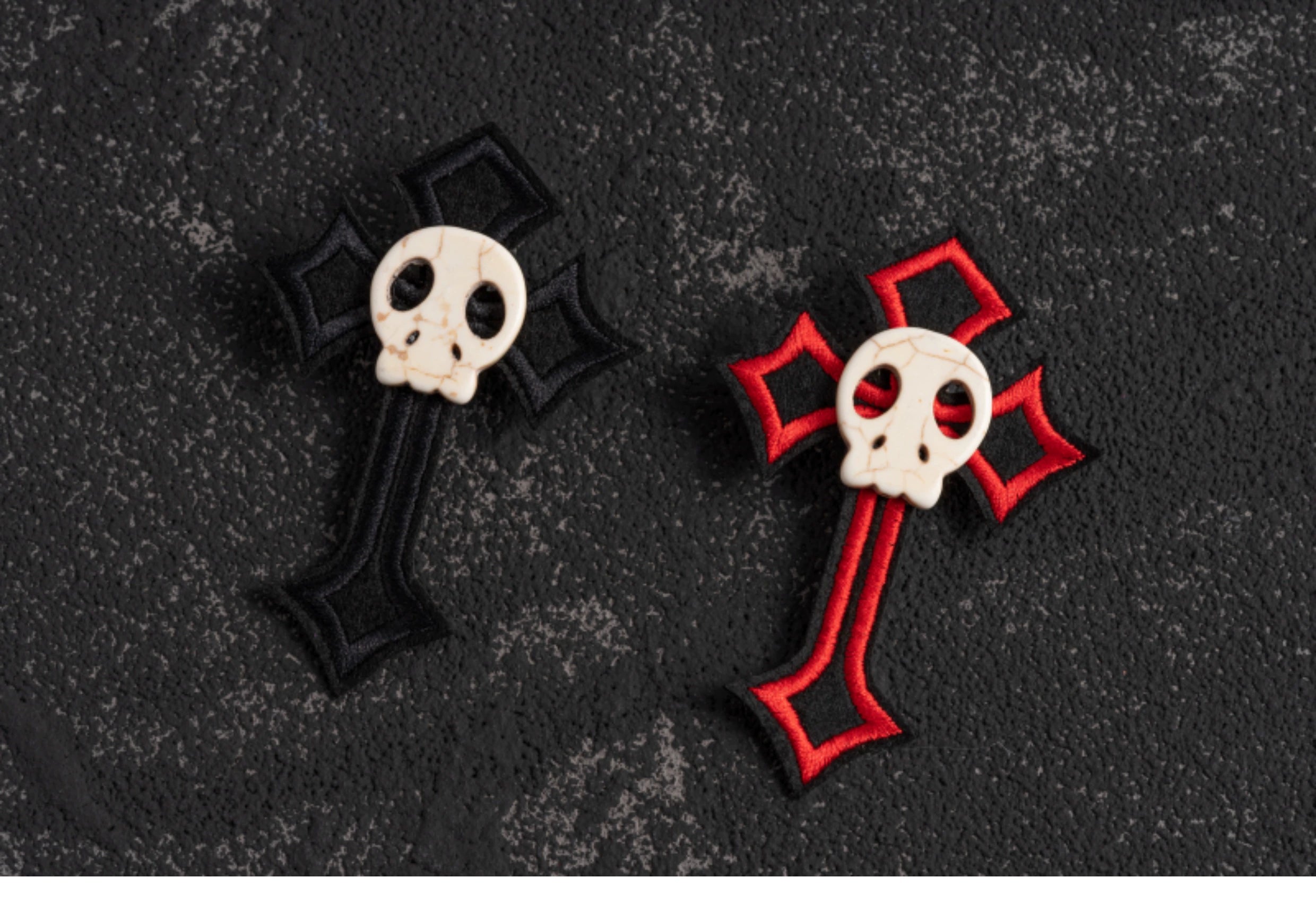Strange Sugar~Gothic Hair Accessories Set Skulls Sharks Lolita Clips Headbands 36666:533222
