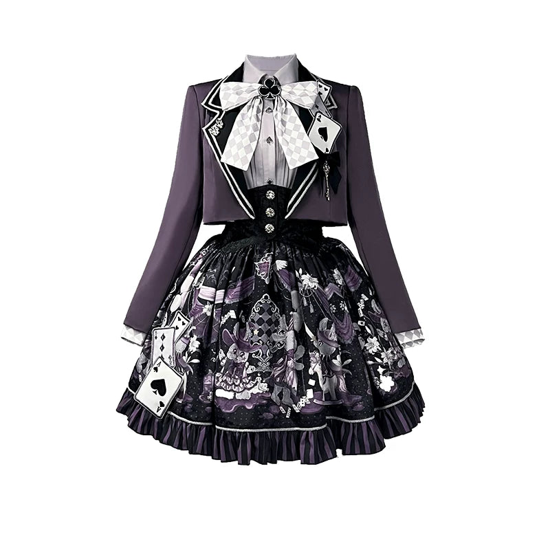 Magic Troupe - Gothic Lolita Outfit, Bunny Printed Skirt (L M S XL) 44531:811876