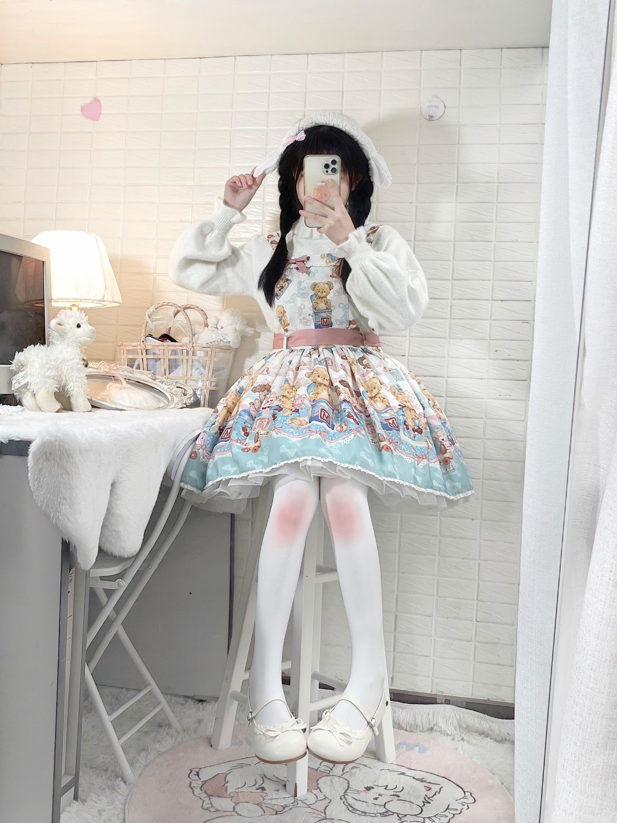 MIST - Kawai Lolita Warm Turtleneck Knitwear 9924:117232