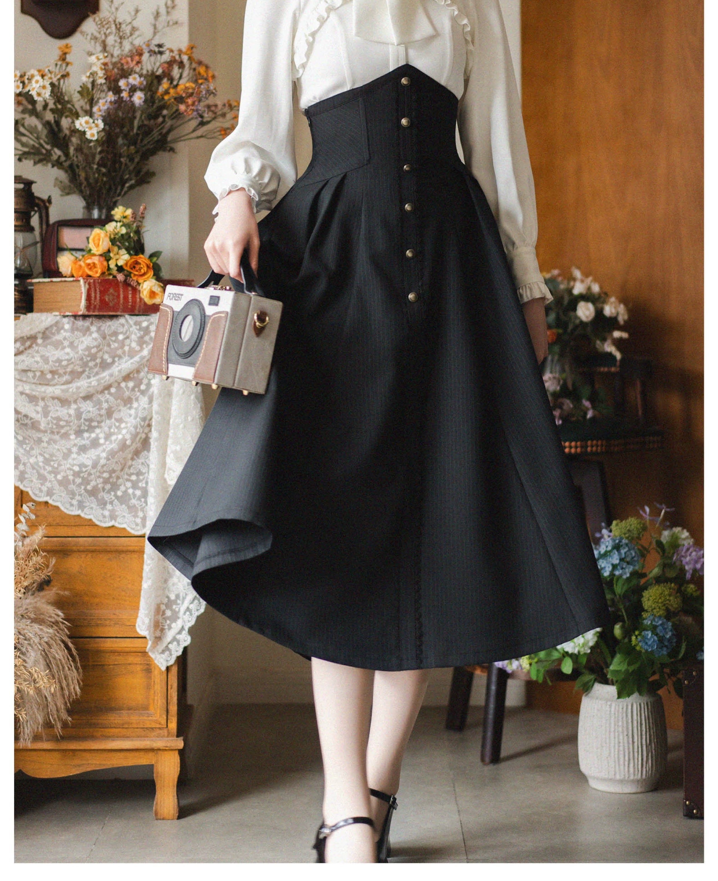 Forest Wardrobe - Forest Stationery - Classic Lolita SK Suit With Shirt And Coat