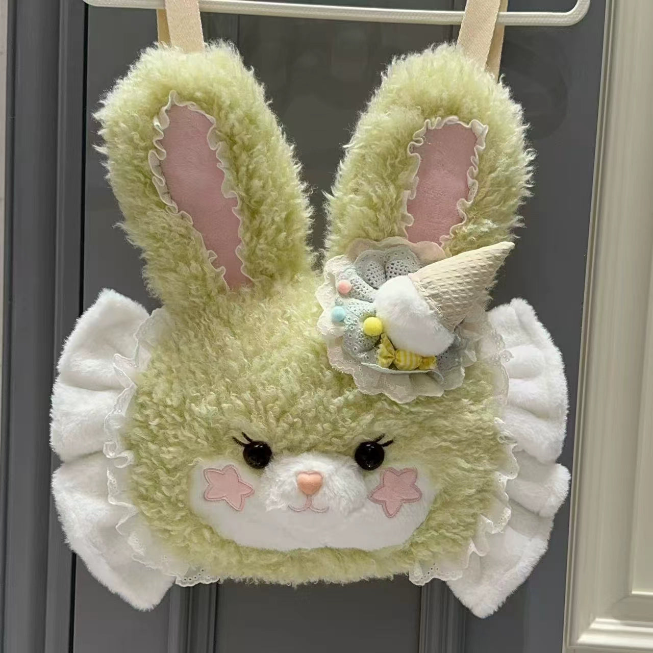 Cavernose - Sugar Star Bunny & Bear - Kawaii Lolita Bear & Bunny Plush Bag