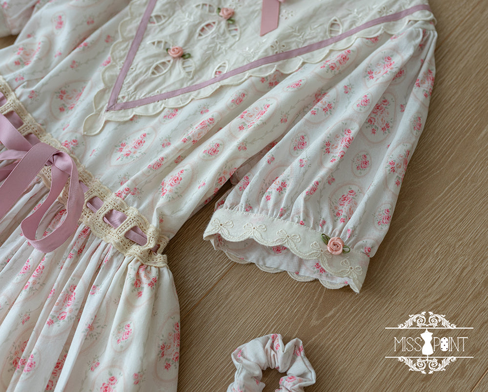 (Buyforme)Miss Point~Happy Summer Elegant Lolita Floral OP Dress 17704:244846