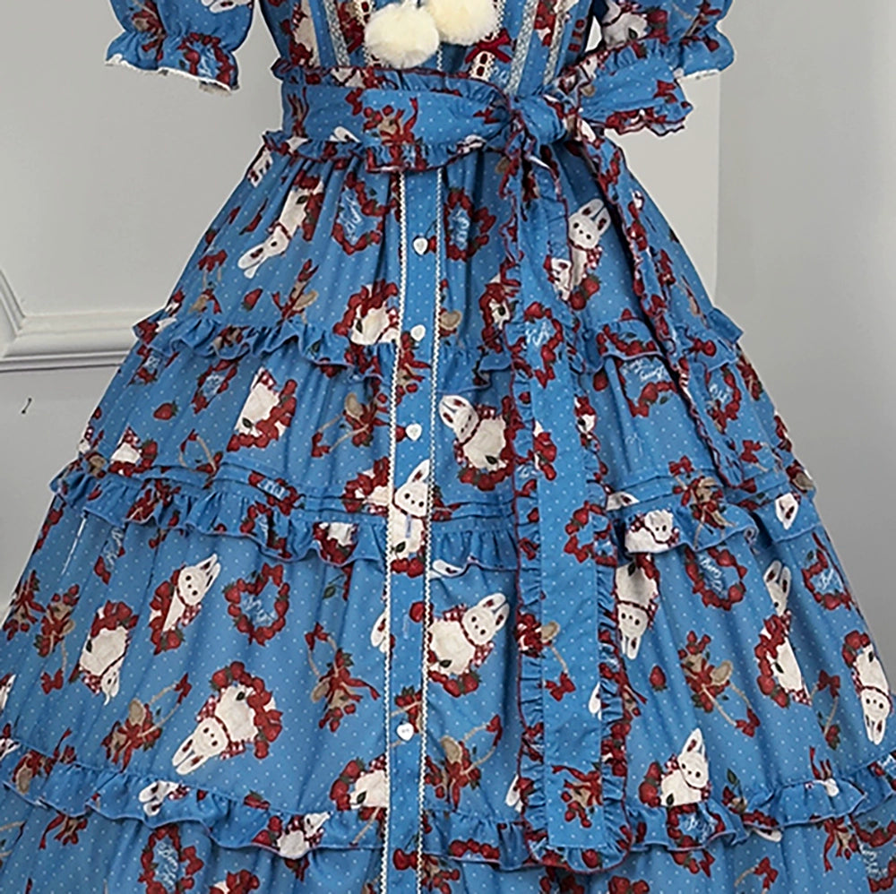 Miss Point - Forest Berry Bunny - Classic Lolita Accessory Cute Rabbit BNT KC and Brooch 41974:721242