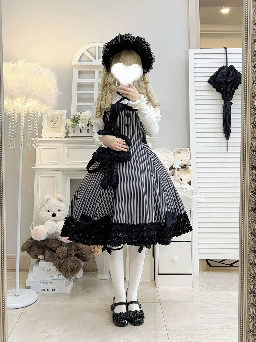 Miss Point - Classic Lolita JSK Customized Stripe Lolita Dress 40842:681054