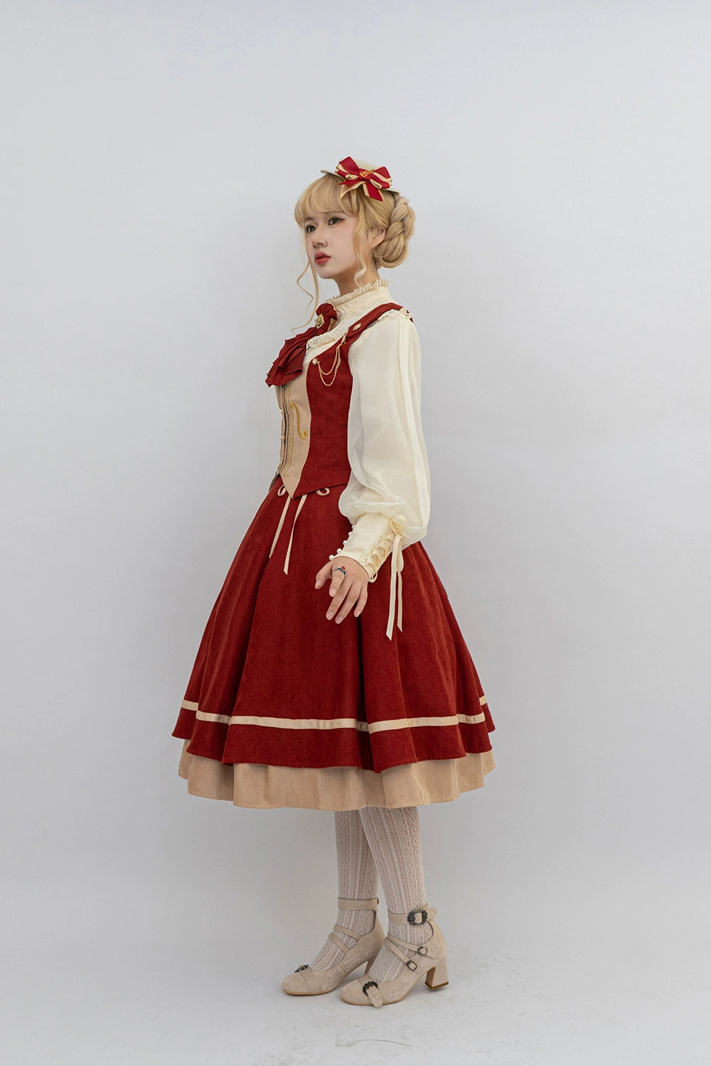 Miss Point~Golden Movement~Elegant Lolita Waistcost Short Vest Customized 32244:381056