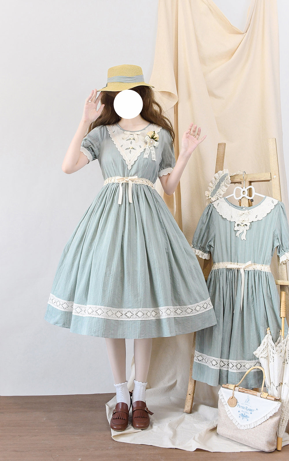 (Buyforme)Miss Point~Happy Summer Elegant Lolita Floral OP Dress 17704:244716