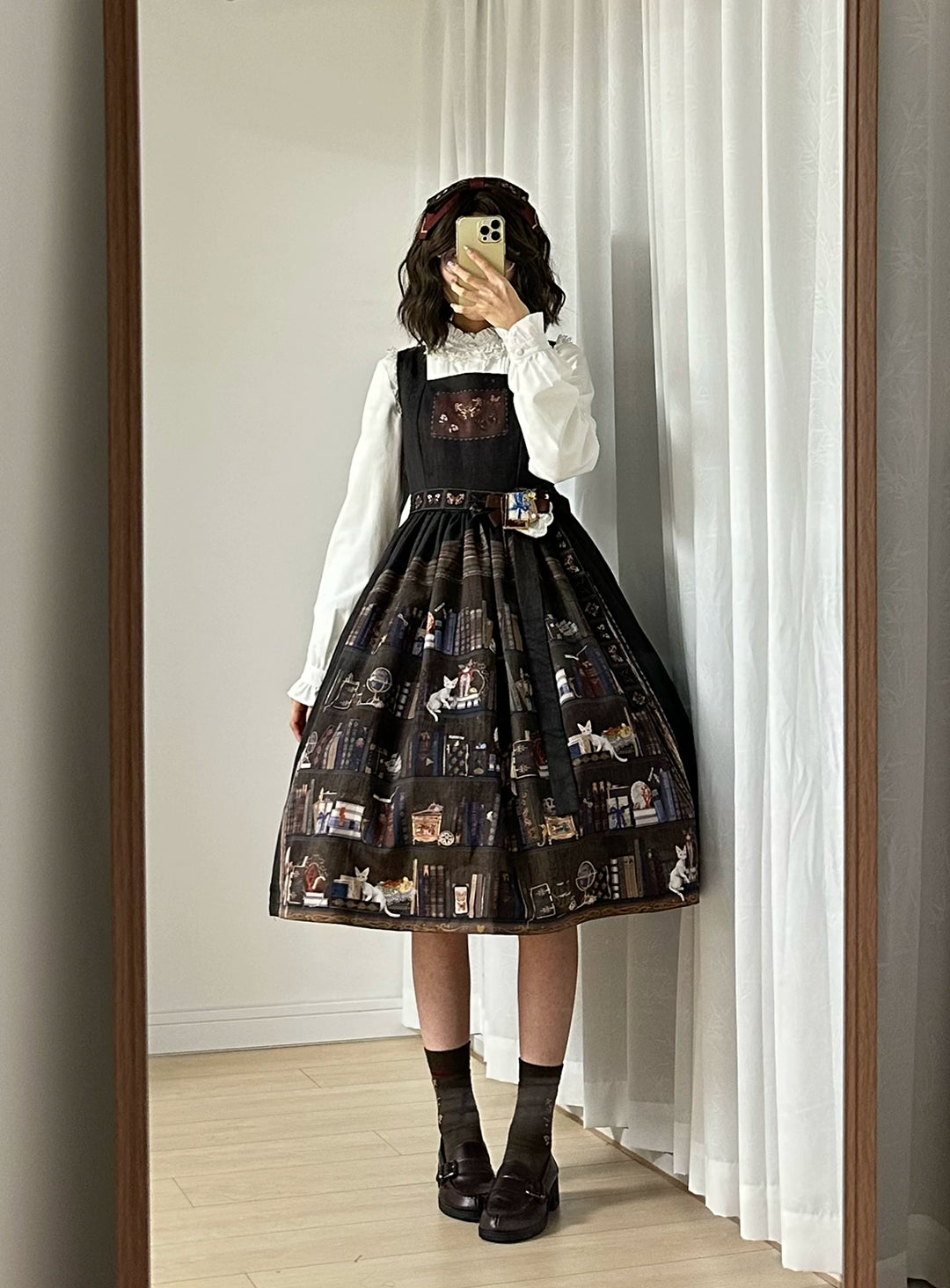 Miss Point - German Bookshelf - Classic Lolita Printed JSK Dress 44029:792917
