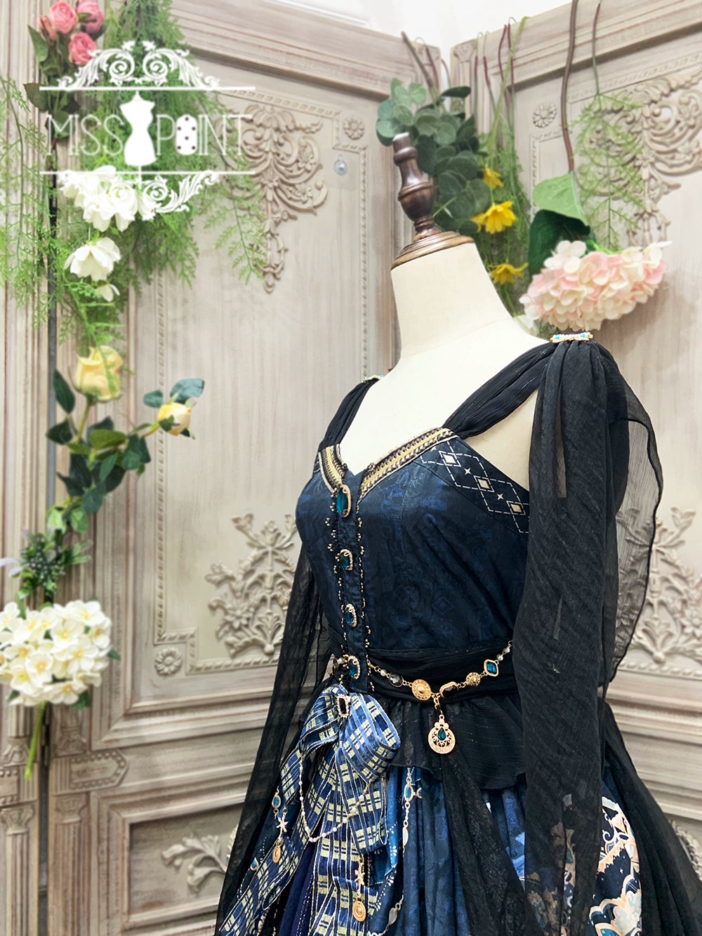 Miss Point~Dusk Best~Egyptian Lolita Dress Set Gorgeous JSK 38348:585774