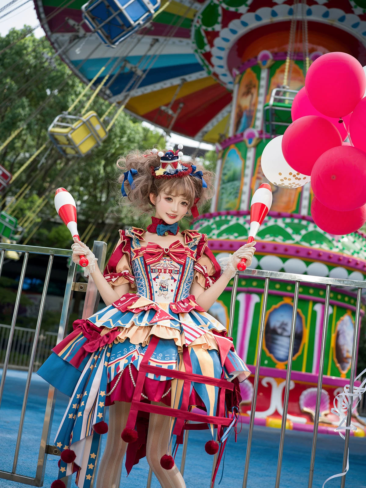 Circus Fairy Tale Opener - Doll-like Lolita Bowknot Hand Sleeve