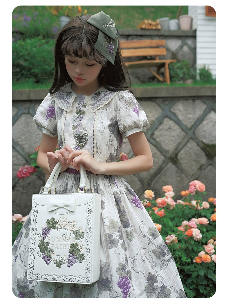 Momo - Loire Vineyard - Country Lolita Heels Shoes PU Handbag