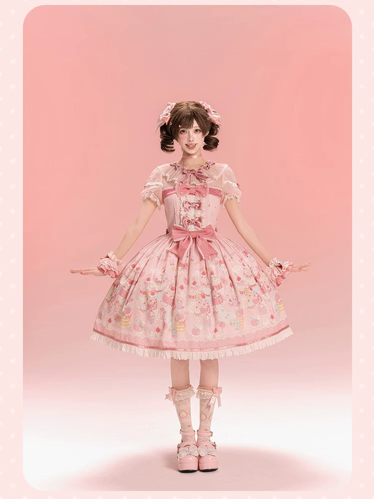 IP Collaboration Sweet Lolita Dress, Gorgeous OP & Slim JSK