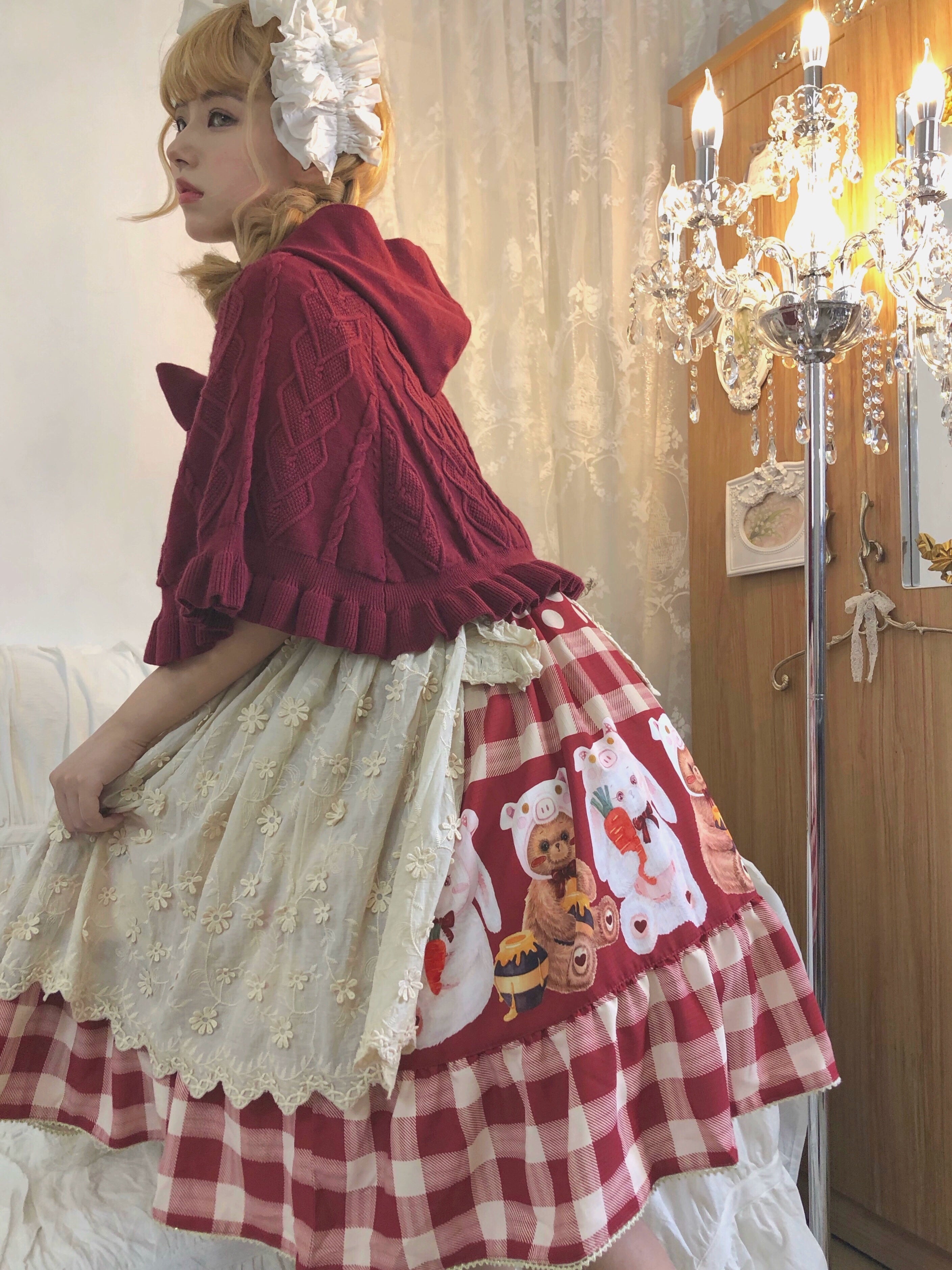 Sara Bell - Little Red Riding Hood - Sweet Lolita Thick Chirstmas Cloak