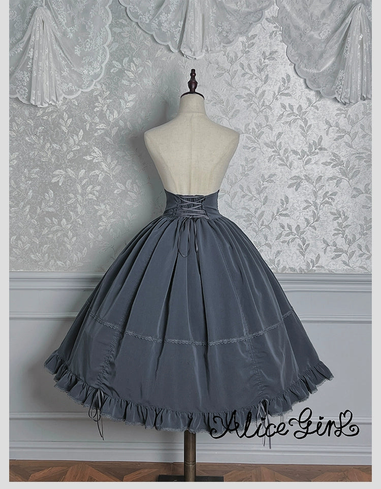 Alice Girl - Duke of Victoria - Classic Lolita SK & Overskirt Set 44092:794827