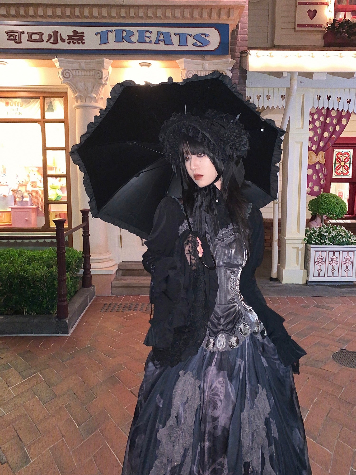 Honey Princess~Handmade Gothic Lolita BNT Halloween Lolita Hat 40430:662300
